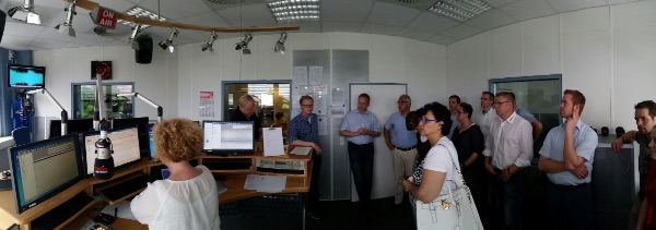 Senderbesichtigung bei Radio Hochstift Wirtschaftsjunioren