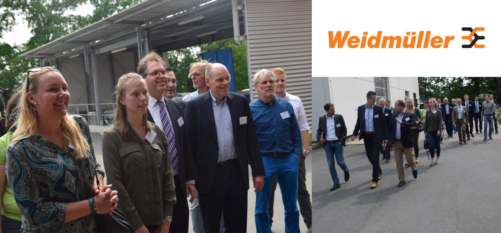 Betriebsbesichtigung Weidmüller Interface GmbH & Co. KG Wirtschaftsjunioren PB + HX